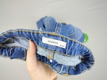 reserved skórzane spodenki: Spodnie jeansowe, Reserved, 12 lat, 152, stan - Idealny — 4