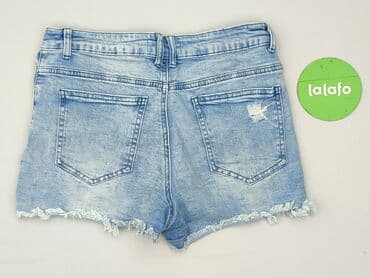 czarne krótkie spodenki sinsay: Sinsay, Szorty damskie, rozmiar M — 3