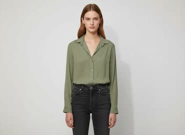 koszula niebieska hm: H&M, Bluzka damska, rozmiar XS — 7