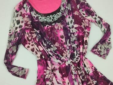 sukienki swing plus size: Women's blouse, size One size — 1