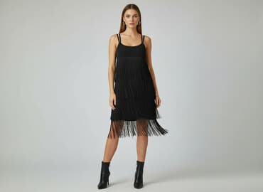 prosta elegancka sukienki: Sukienka damska, rozmiar M — 6