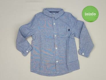 Kids' Clothes: Shirt 1.5-2 years, condition - Very good, pattern - Without pattern, color - Blue — 2