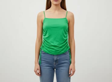 sinsay bluzki koszulowe: Sinsay, Top damski, rozmiar XS — 6