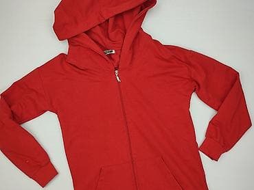 czerwony sweter h: Bluza z kapturem damska, rozmiar S — 1