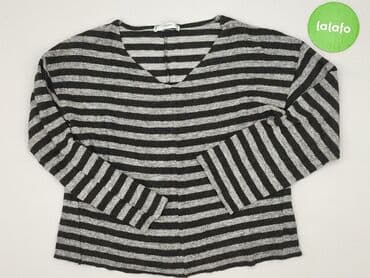 koszulka z długim rękawem w paski: Mango, Bluzka damska, rozmiar XS — 2