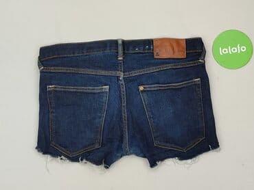 białe krótkie spodenki jeansowe: Szorty damskie, rozmiar L — 3