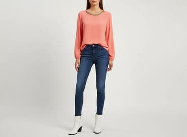 apricot bluzki: Bluzka damska, rozmiar S — 5