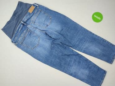 dżinsy ciążowe z dziurami: H&M Mama, Jeansy damskie, rozmiar M — 3