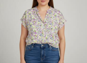 lawendowa bluzki damskie: Bodyflirt, Bluzka damska, rozmiar XL — 6