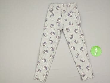 czarne spodnie woskowane: Leggings for kids, Sinsay, 9 years, 128/134, condition - Very good — 3