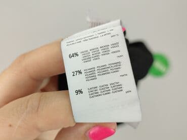 czarne t shirty damskie w serek: Reserved, T-shirt damski, rozmiar M — 5