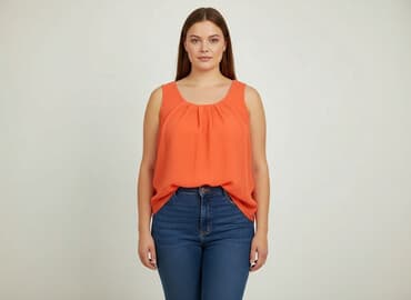 koszulka na ramiączkach jedwabna: Tu, T-shirt damski, rozmiar 3XL — 7