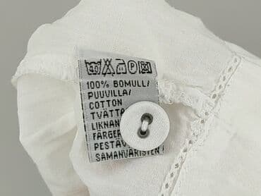 biała bluzka ze stójką damska: Bluzka damska, rozmiar S — 5