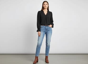 shein eleganckie bluzki plus size: Shein, Жіноча блуза, розмір L — 1