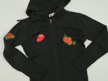 kolorowa kurtka puchowa: Kardigan damski, rozmiar S — 1