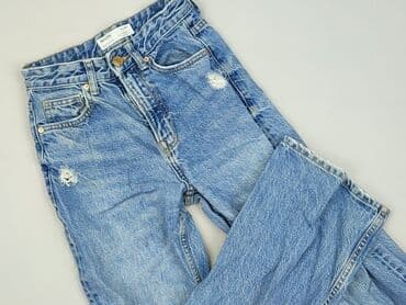 bershka dżinsy atomówki: Bershka, Jeansy damskie, rozmiar 2XS — 1