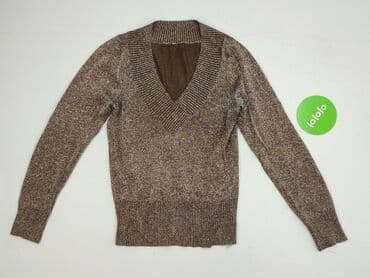 sweter z dekoltem v: Sweter damski, rozmiar S — 2