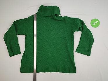 beżowy sweter: Fobya, Golf damski, rozmiar S — 3