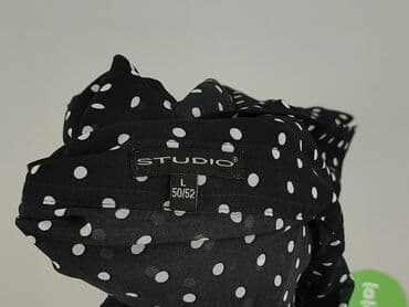 czarne bluzki w biale grochy: Studio, Bluzka damska, rozmiar L — 5