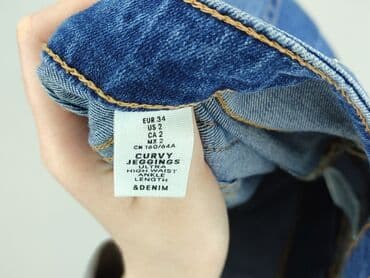 legginsy w prążki hm: H&M, Jeansy damskie, rozmiar XS — 4
