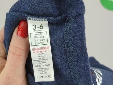 kombinezon zimowy softshell: Sweatshirt, George, 3-6 months, condition - Perfect — 4