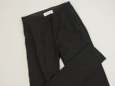 materiałowe spodnie z wysokim stanem lata 80: Spodnie materiałowe damskie, rozmiar XS — 2