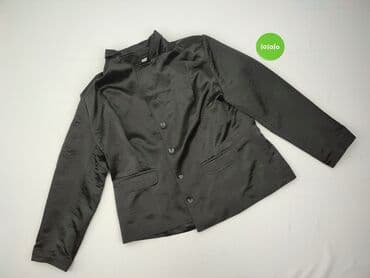 srebrna marynarka damska: Marynarka damska, rozmiar 6XL — 2