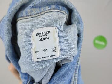 kurtka jeansowa z futerkiem bershka: Bershka, Kurtka jeansowa damska, rozmiar L — 5