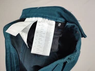 zielone jeansy: Skiny, Spodnie materiałowe damskie, rozmiar S — 5