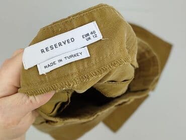Women: Reserved, Material trousers for women, size L (EU 40) — 4