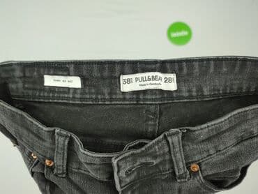 spodnie hello kitty piżama czarne: PULL&BEAR, Джинси жіночі, розмір M — 4