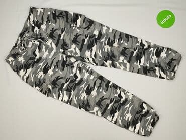 spodnie jogger damskie z łańcuszkiem: Amisu, Spodnie dresowe damskie, M — 2