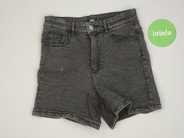 szorty jeansowe damskie szare: Denim, Szorty damskie, rozmiar M — 2