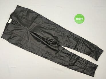 grube rajstopy h m: H&M, Leggings Eco-leather for women, size M — 3