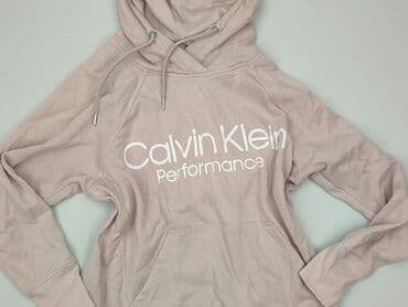 koszulki z długim rękawem damskie calvin klein performance: Calvin Klein Performance, Bluza z kapturem damska, rozmiar S — 1