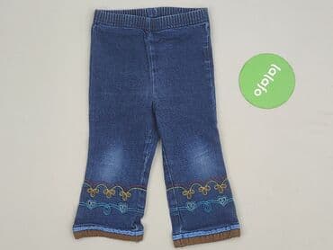kombinezon wiosna 68: Spodnie jeansowe, Marks & Spencer, 12-18 miesięcy, stan - Bardzo dobry — 3