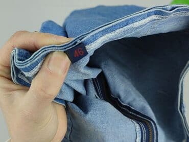 spódnice rozkloszowane midi z kieszeniami: Denim, Spódnica damska, 2XL — 4