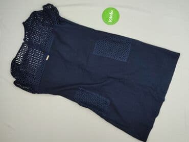 granatowa sukienka z białym kołnierzykiem: Sukienka damska, rozmiar S — 3