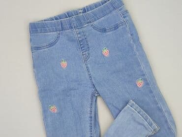 legginsy z kaszmirem: Spodnie jeansowe, 9 lat, 128/134, stan - Bardzo dobry — 1