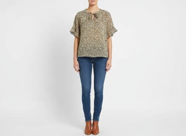 hm bluzki z krótkim rękawem: Bluzka damska, rozmiar M — 5