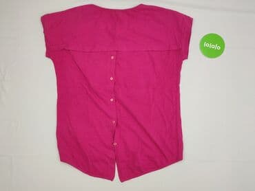 koszulka w paski z serduszkiem: MEGI, Bluzka damska, M — 3