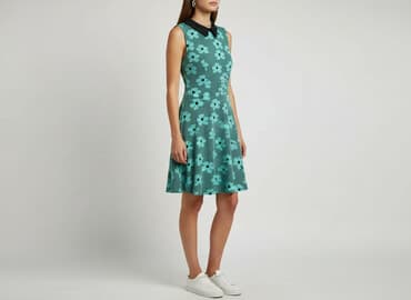 prosta sukienka do kolan: KIAH, Sukienka damska, M — 8