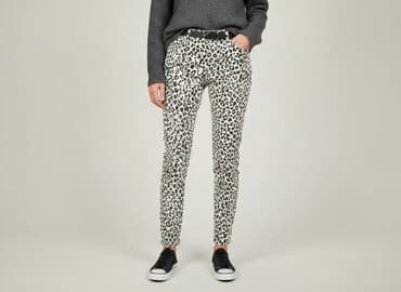 trampki na platformie h m: H&M, Jeansy damskie, rozmiar M — 7