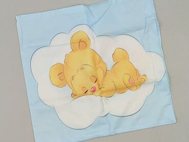 pościel khaki: Pillowcase, 45 x 45, kolor - Błękitny, stan - Idealny — 1