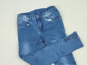 yfk spodnie: Spodnie jeansowe, Y.F.K., 9 lat, 140, stan - Bardzo dobry — 1