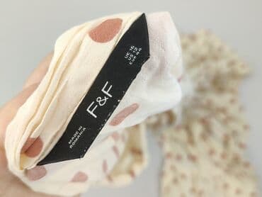 biała spódniczka w czarne kropki: F&F, Spódnica damska, rozmiar L — 4