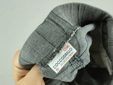 spodnie woskowane matowe: Material trousers, Coccodrillo, 1.5-2 years, 92, condition - Very good — 4