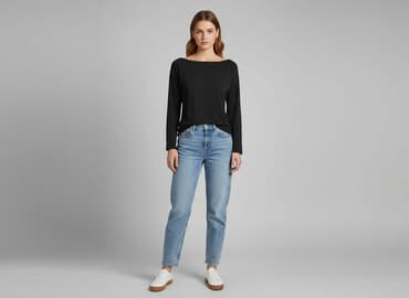 czarne bluzki siateczka: Bluzka damska, rozmiar S — 6