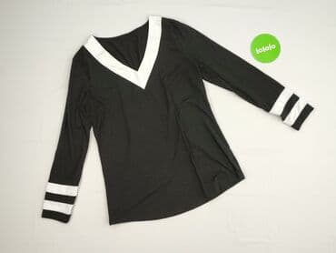 bluzki basic z dekoltem v: Women's blouse, size S (EU 36) — 2
