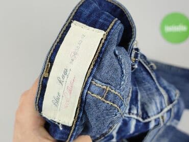 jeansy z asymetrycznym zapieciem: Jeansy damskie, rozmiar S — 4